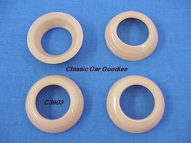 1939 chevy door or window handle escutcheons (4)