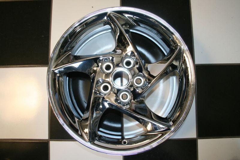 Pontiac grand prix factory oem 17" new take off chrome wheel / rim 6565 (single)