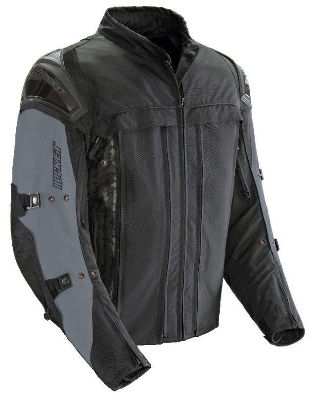 Joe rocket rasp 2.0 grey 2xl textile mesh motorcycle jacket xxl