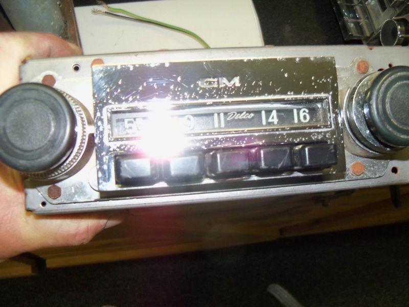 Working original 67 68 69 70 71 72 chevy gmc truck am radio gm delco serviced  