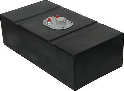 Rci circle track fuel cell 22 gallons plastic black 1211c 34"x18"x11"