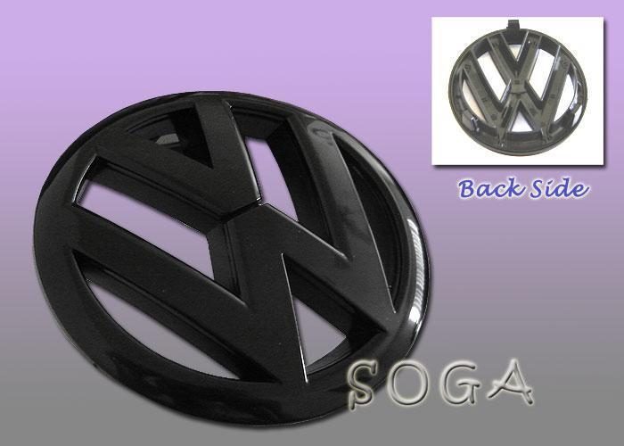 2009 2010 2011 2012 vw golf mk6 gloss black front grill grille emblem badge new