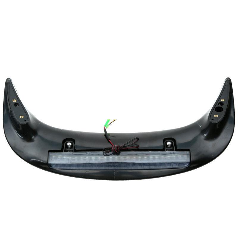 Rear trunk spoiler with led somke lens for honda gl1800 goldwing 2001-2011 new
