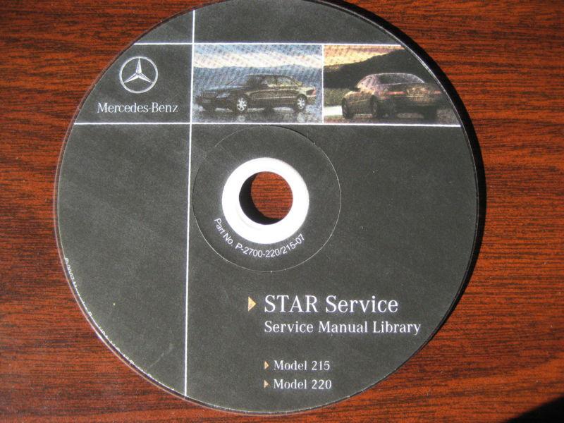 Mercedes star service manual library,  oem repair manual '00-'06 cl's & s models