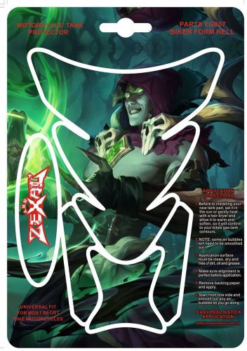 Cool 3d motorcycle sport bike gas tank pad protector decal racing sticker yg007