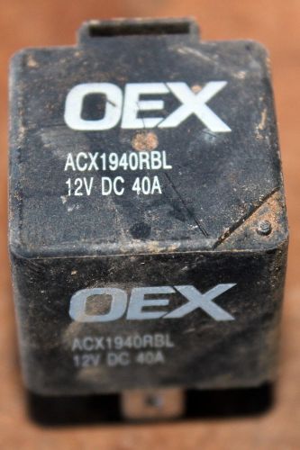 Oex 12v dc 40a acx1940rbl 5-pin relay from 1987 nissan navara d21 4x4 petrol ute