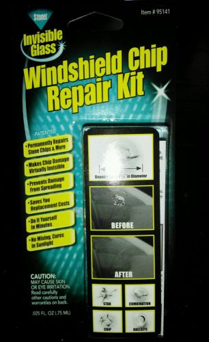 Windshield chip repair kit