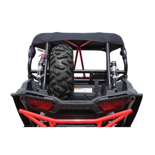 Dragonfire bed mount spare tire carrier black | polaris rzr xp 4 1000 2014 2015