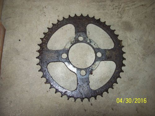 Vintage oem factory 76-91 kawasaki ke100 ke125 g5 rear sprocket