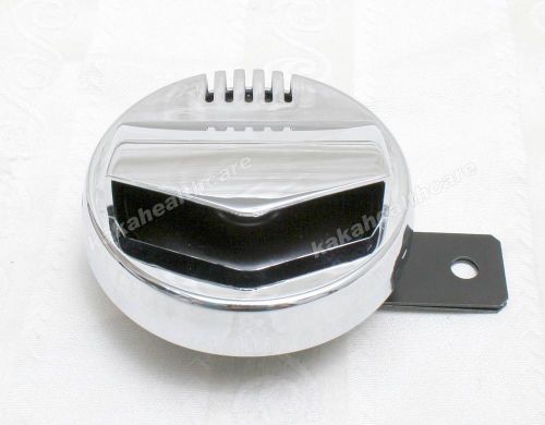 Dc12v 3a 105db chrome plated plastic waterproof horn for motorcycle bike #465au