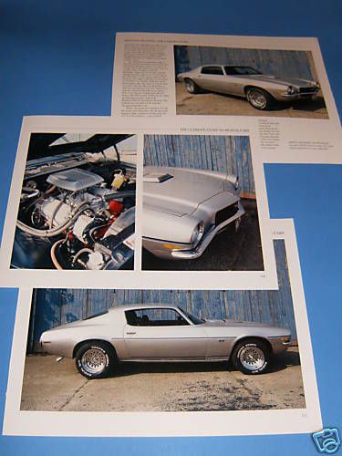 ★★1970-71 chevy camaro ss coupe photo/poster lot 70 72 73 z28 z/28 rs ★★