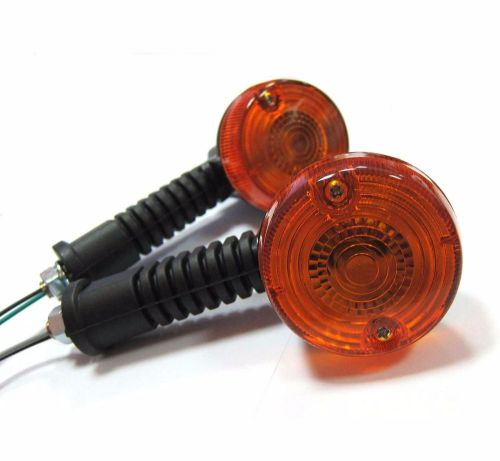 Pair for kawasaki kmx125 kmx125a a1-a8 front turn signals indicators  eu version