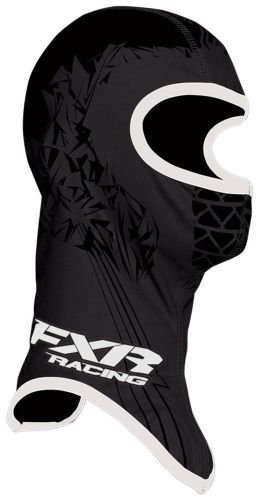 Fxr-snow shredder-frostbite block adult poly/spandex balaclava,black,large/lg