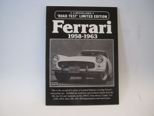 " ferrari 1958-1963  road test limited edition" by brooklands