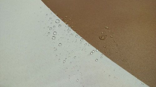 Light brown coated outdoor marine canvas awning boat fabric polyester 60"w dwr