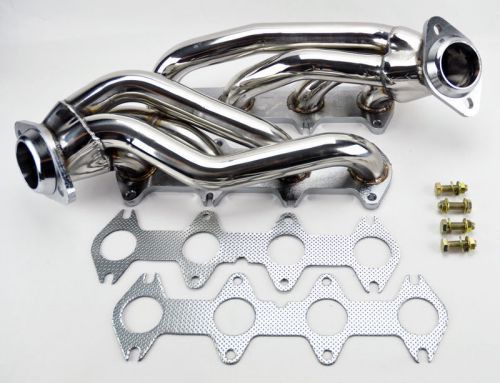 Ford f150 04-10 5.4l v8 stainless exhaust manifold shorty headers performance