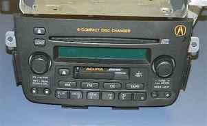 01 02 03 04 mdx 6-disc cd cassette player radio oem lkq