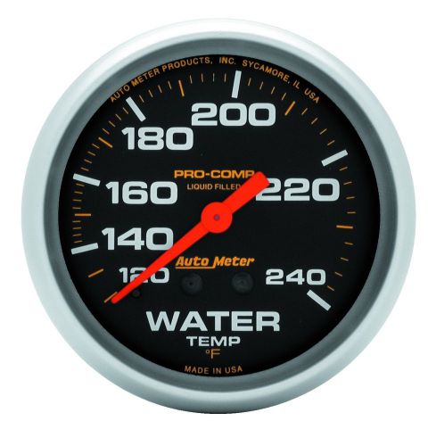 Auto meter 5433 pro-comp; liquid-filled mechanical water temperature gauge