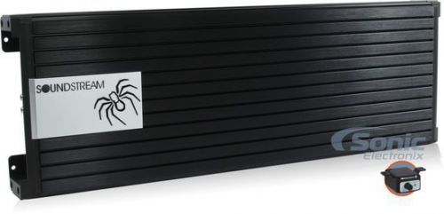 Soundstream pa1.6000d 6000w picasso series monoblock class d car amplifier