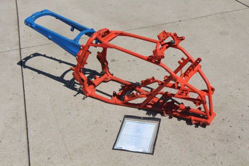 2008 yamaha yfz450 frame &amp; subframe straight yfz 450 fits 2004-2009 red #0607