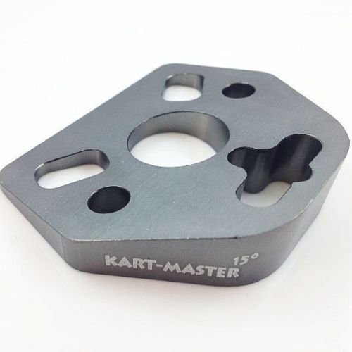 15 degree steering mount wedge - fits 3 or 6 hole - otk, crg, most shifter karts