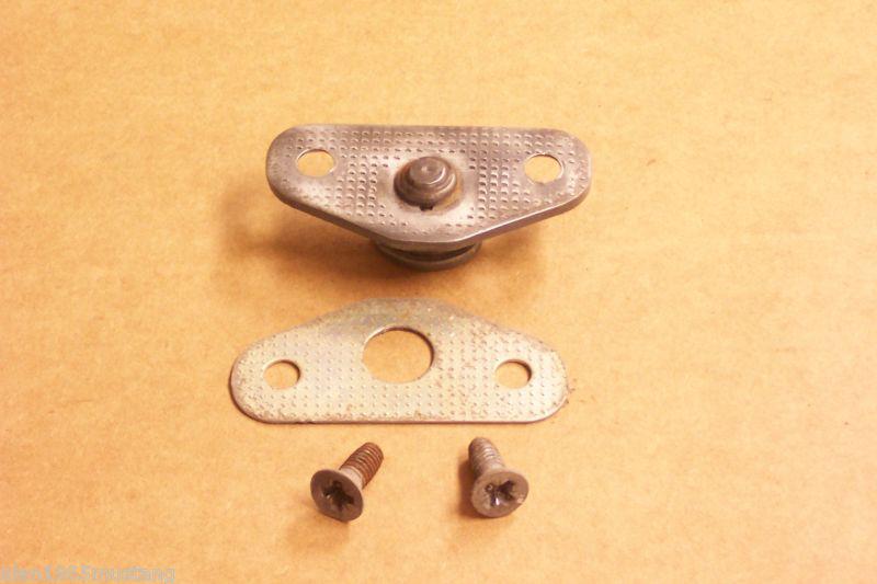 (F) OEM 1967 1968 Ford Mustang Coupe FB Etc Door Latch Striker Plate Dated 12-66, US $18.75, image 2