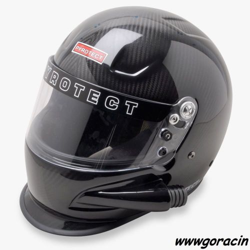 Sa2015 pyrotect carbon fiber duckbill pro airflow side forced air helmet,snell
