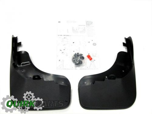 2013-2016 vw volkswagen cc front splash mud guards set genuine oem brand new
