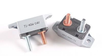 Sae type i (auto reset) 50 amp circuit breaker - plastic lengthwise bracket