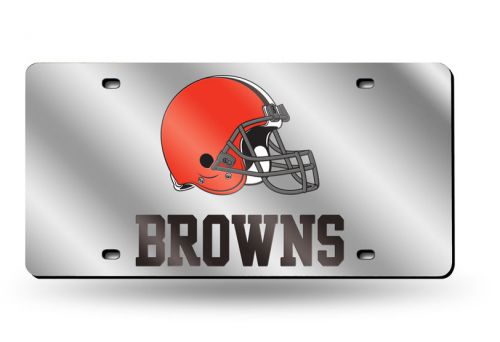 Cleveland browns laser license plate - 2802l