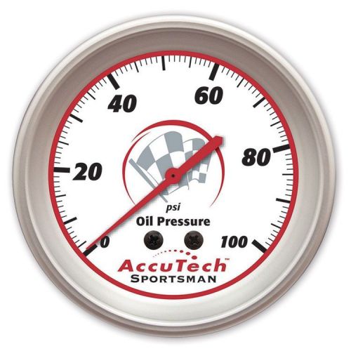 Longacre 46512 accutech sportsman 2015 aluminum oil pressure gauge