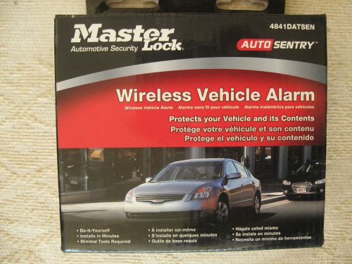 Master lock 4841datsen wireless vehicle alarm