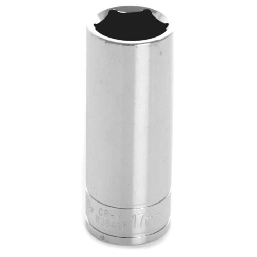 Performance tool w38417 socket socket-3/8'' dr 6pt deep 17mm