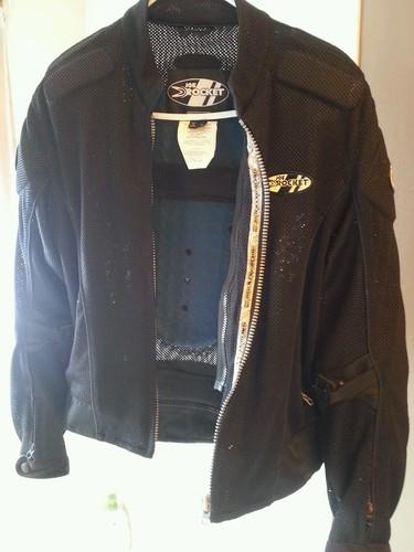 Used joe rocket summer mesh motorcycle jacket large black