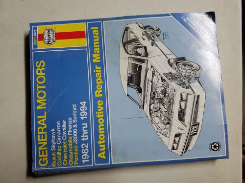 Gm 1982 thru 1994 repair manual