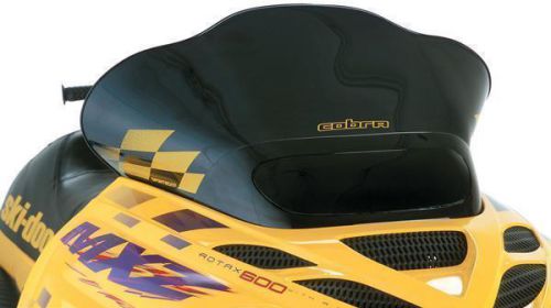 Powermadd - 13224 - cobra windshield, 13.25in. - yellow/black checks