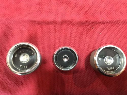 1962 chevrolet bel air fuel guage,hot/cold light housing/clock delete orig. gm