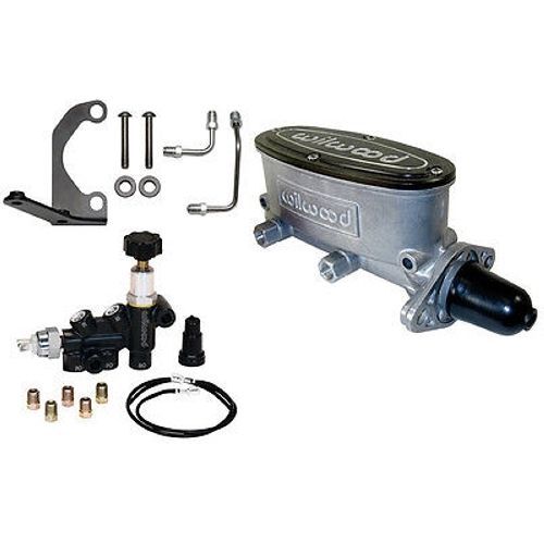 Wilwood 261-13269 tandem master cylinder,1",w/ adjstble cmbo proprtioning valve