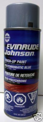 1963-1969 evinrude polychromatic blue paint