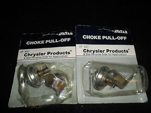 2 chrysler choke pull-off cp492 1974-80 unopen package carb h1 engine 225 us mad