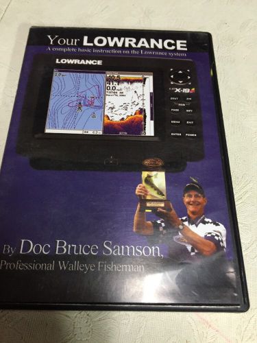 Lowrance  complete basic instruction x19 dvd by doc bruce samson