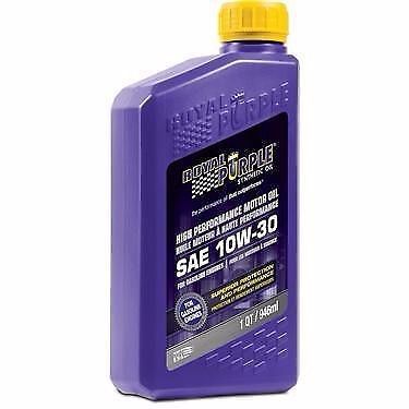 Royal purple 01130 sae 10w-30 rp series synthetic oil - (1) 1 qt bottle