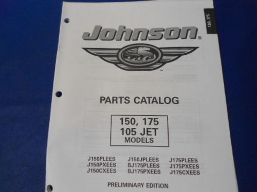 1998  johnson parts catalog , 150, 175 105 jet models
