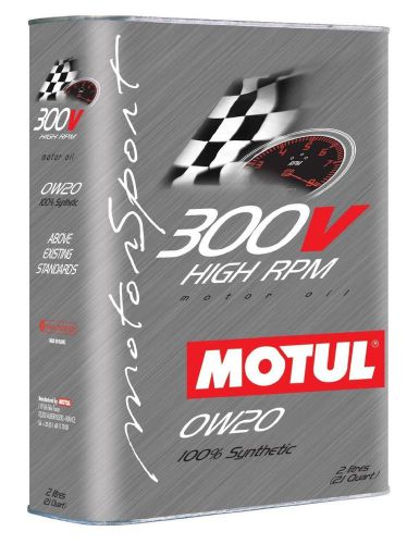 Motul new ester core 300v high rpm 0w20 motor oil 2 liters (2 pack) 104239