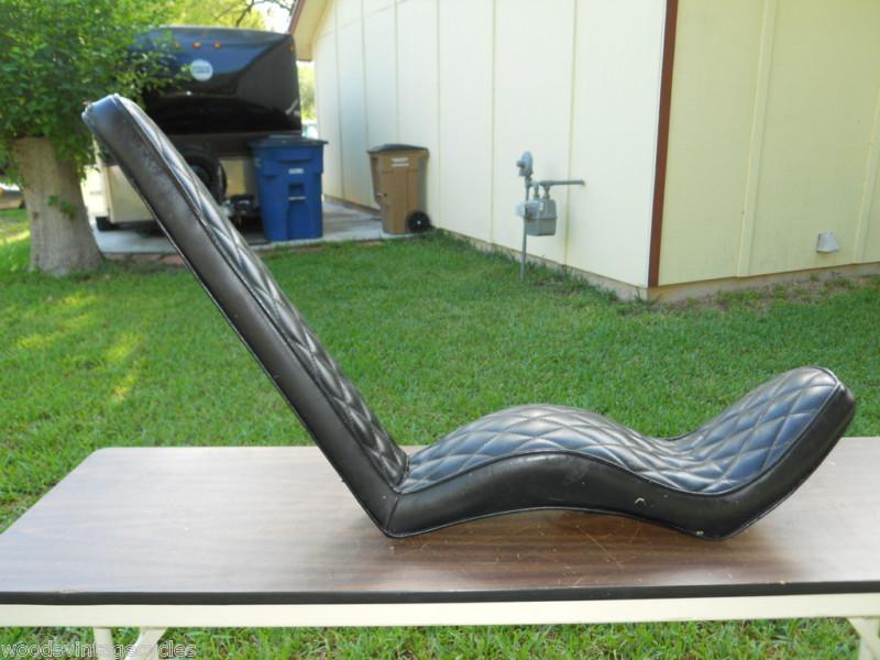 Vintage his & hers seat for your harley-davidson chopper bobber w/25" backrest