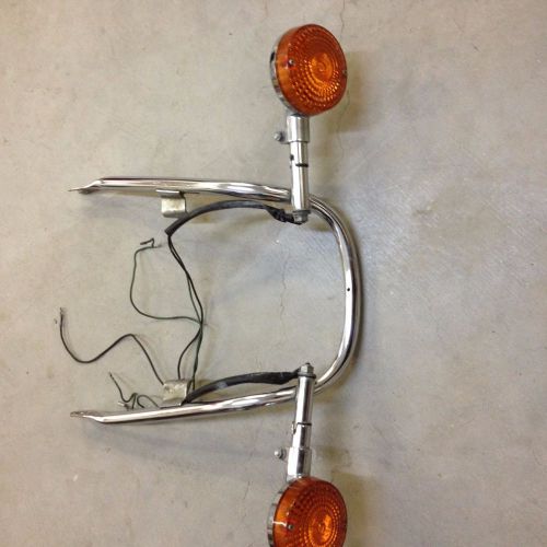 Honda cb550 rear grab bar with lights