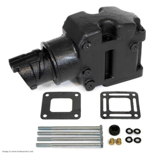 Mercruiser 4" v6 v8 marine exhaust riser elbow 44354 807988 1983-2002 hge 4354