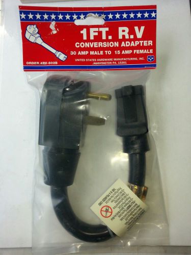 Rv part number rv-802b 30 amp male - 15 amp female