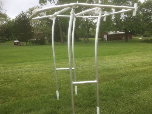 New atlantic towers aluminum t top boat sun shade tower in a box