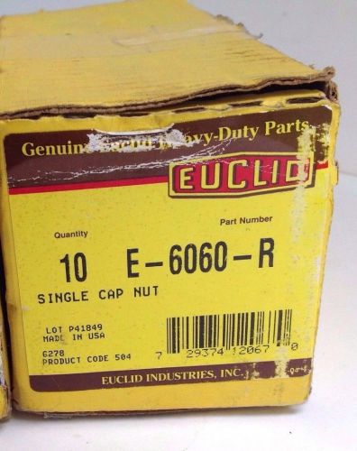 Euclid e 6060r 10 qty heavy-duty outer wheel disc wheel single cap nut